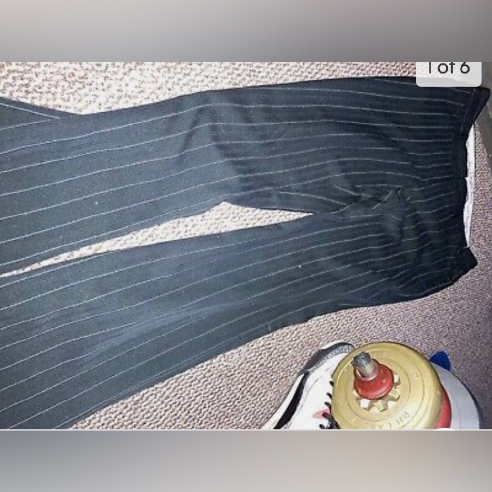 vintage pin striped pants